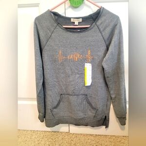 NWT!! Z by Zobha grey pullover